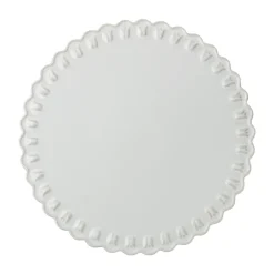 PotteryJo Tulipa cake plate Ø30 cm, White New