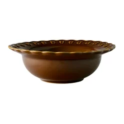 PotteryJo Tulipa deep plate Ø23 cm 2-pack, Umbra Brown Clearance