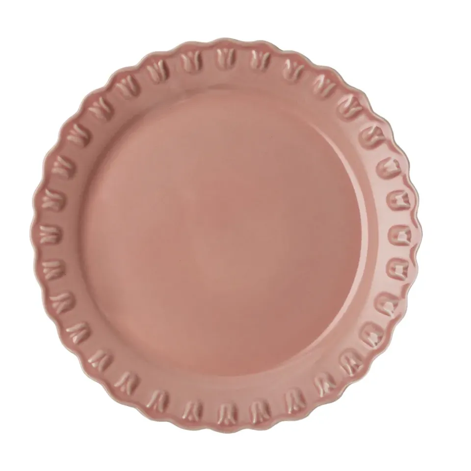 PotteryJo Tulipa plate Ø26 cm 2-pack, Beautiful Portuguese Pink
