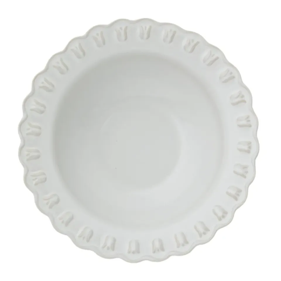 PotteryJo Tulipa serving bowl large Ø30 cm, White Outlet