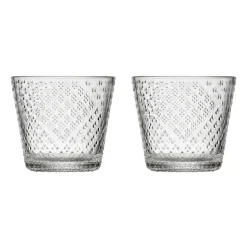 Iittala Tundra drinking glass 29 cl 2-pack, Clear Transparent Clearance
