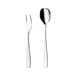 Hardanger Bestikk Tuva serving set 2 pieces, 2 pieces Silver-coloured Hot