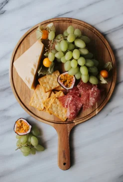 Dorre Ulli serving board Ø25.5 cm, Nature Beige Hot