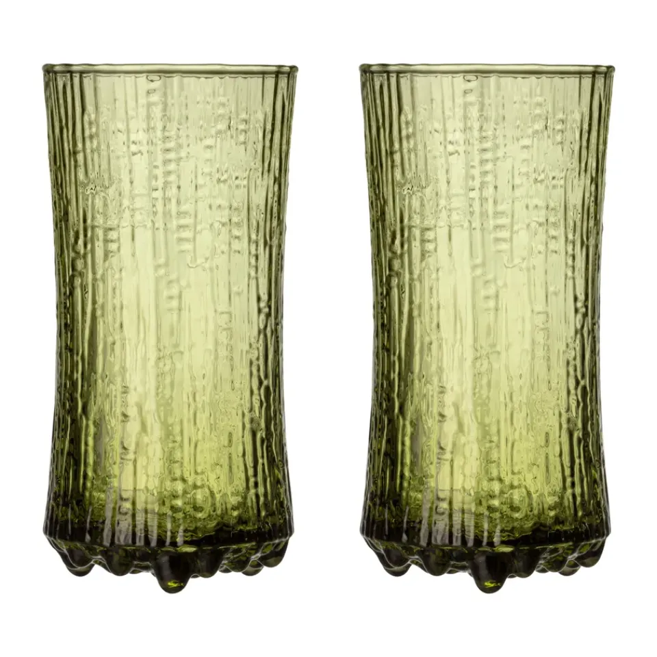 Iittala Ultima Thule champagne glass Finnish sand 18 cl 2-pack, Green Outlet