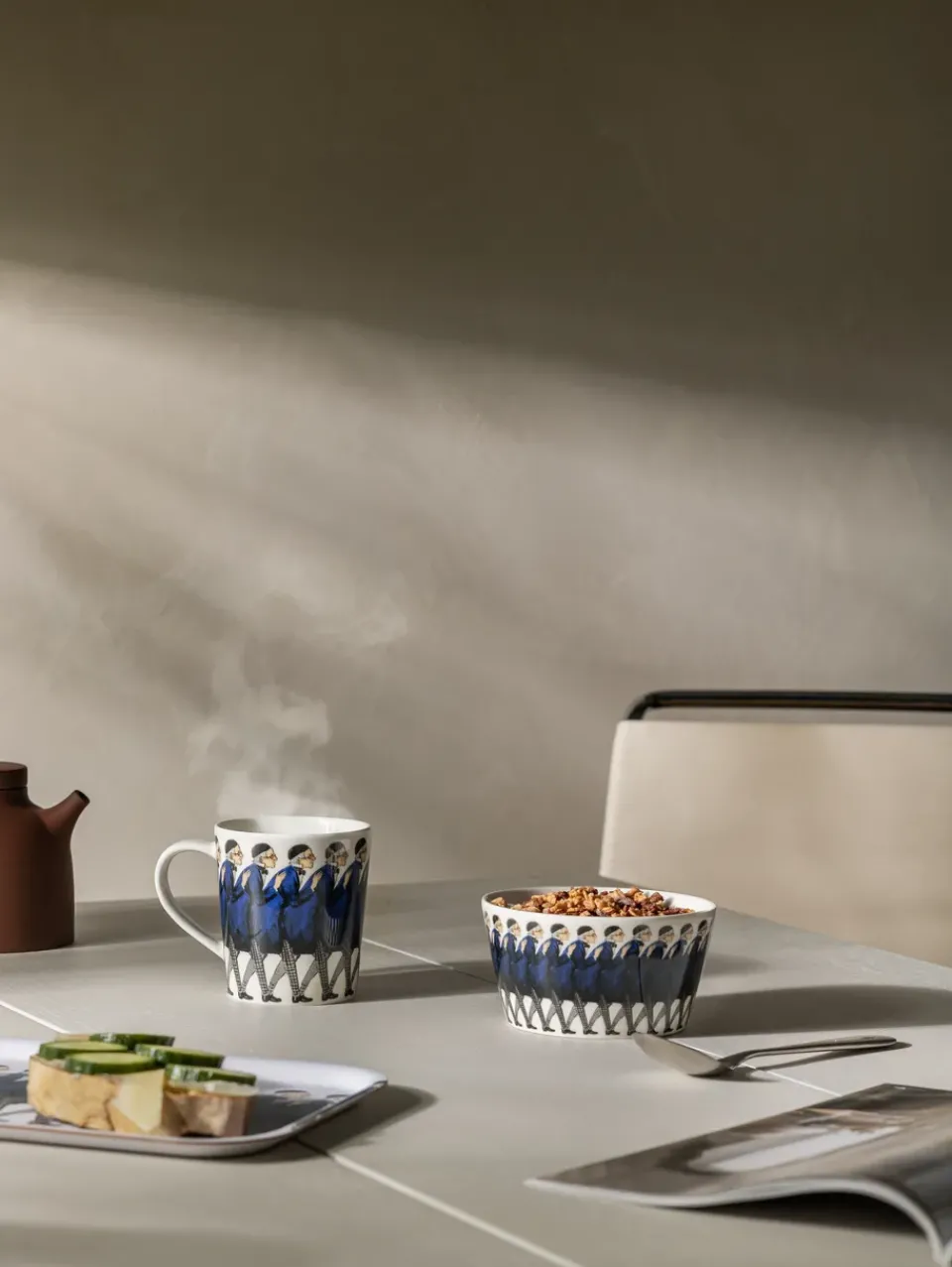 Design House Stockholm Uncle mug with handle, 40 cl Blue Sale