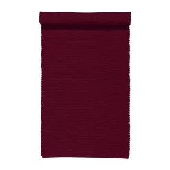 Linum Uni table runner 45x150 cm, Burgundy Red Best