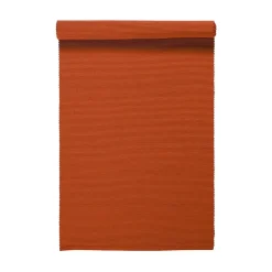 Linum Uni table runner 45x150 cm, Rust Orange Outlet