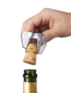 Vacuvin champagne opener, Stainless steel Silver-coloured Clearance