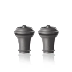 Vacuvin Wine Stopper 2-Pack, Gray Grey New