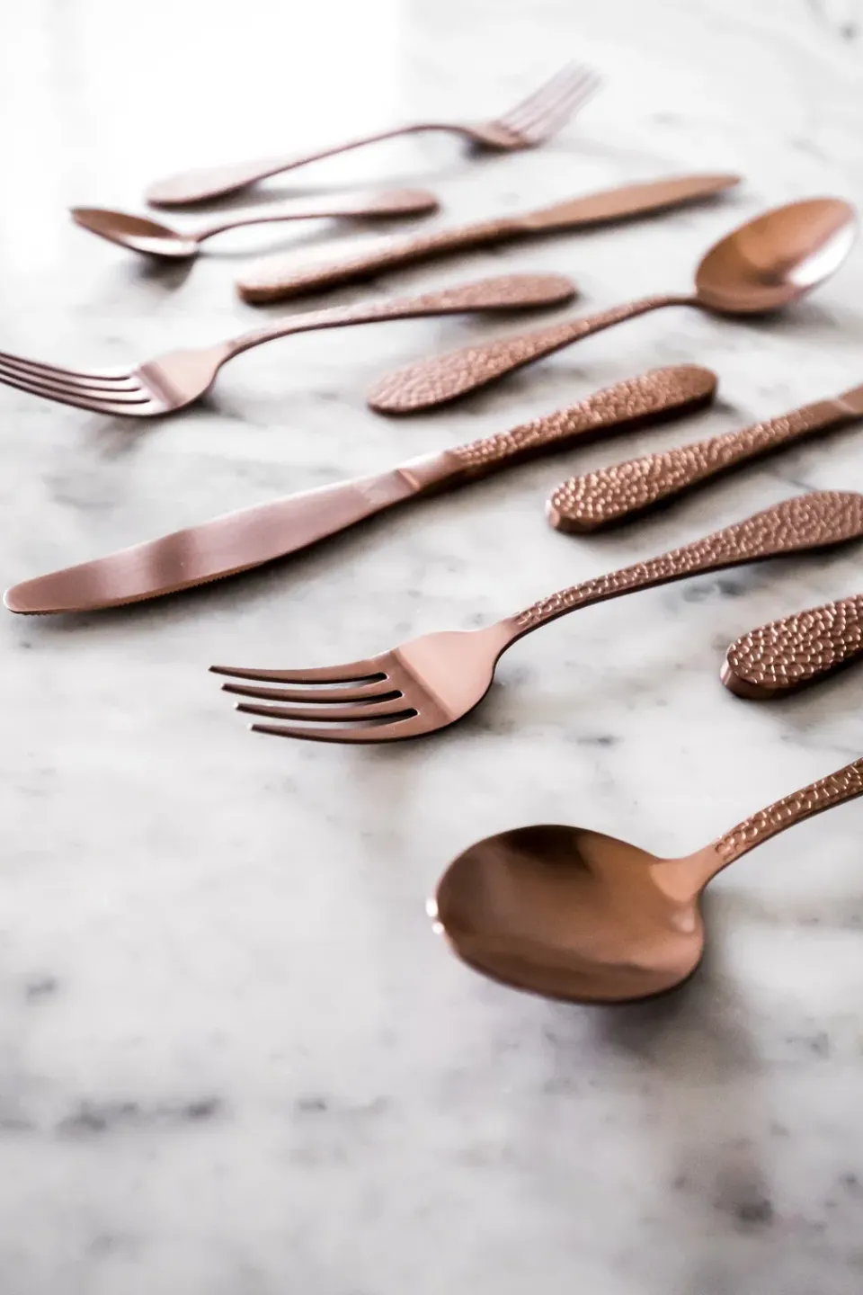 Vargen & Thor cutlery 16 pieces, Fenix. copper Gold-coloured Clearance