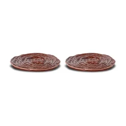 Byon Veggie coasters Ø10 cm 2-pack, Burgundy Red Hot
