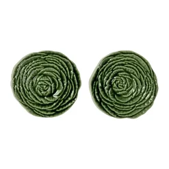 Byon Veggie coasters Ø10 cm 2-pack, Green Sale