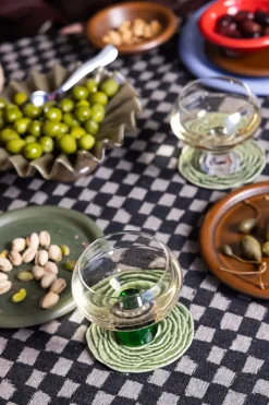 Byon Veggie coasters Ø10 cm 2-pack, Green Sale