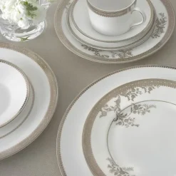 Wedgwood Vera Wang Lace Gold plate, Ø 20 cm White Online