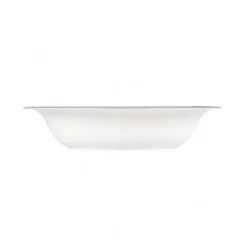 Wedgwood Vera Wang Lace Platinum serving bowl, Ø 24 cm White Clearance