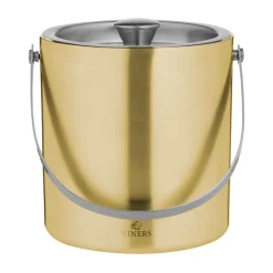 Viners ice bucket with lid 1.5 l, Gold Gold-coloured Discount