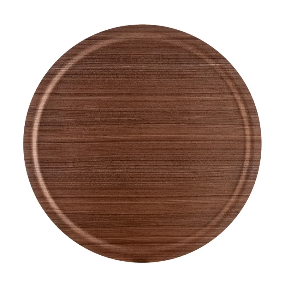 Åry Home Viventium round tray Ø 49 cm, walnut Brown New