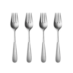 Georg Jensen Vivianna matte cake fork, 4-pack Silver-coloured Outlet