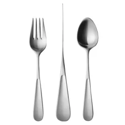 Georg Jensen Vivianna matte cutlery set for children, 3 pcs Silver-coloured New