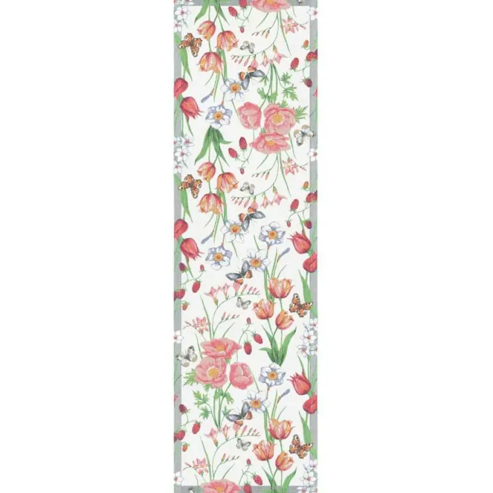 Ekelund Linneväveri Vårfröjd tablerunner 35x120 cm, Multi Clearance