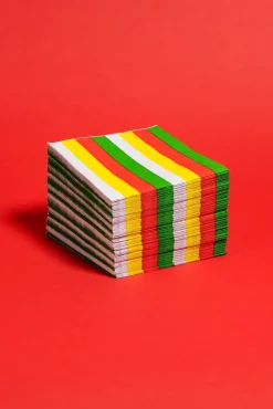 Arabia Vuokko paper napkin 33x33 cm 20-pack, Small 4-strip Green Discount