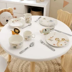 Villeroy & Boch Walk like an Elephant children's tableware and cutlery set, 7 pieces Blue Best