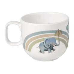 Villeroy & Boch Walk like an Elephant children's mug S 17 cl, Multi Blue New