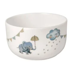 Villeroy & Boch Walk like an Elephant muesli bowl Ø13 cm, Multi Blue New