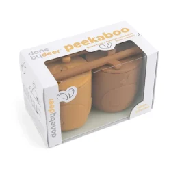 Done by deer Wally mug with peekaboo straw 2-pack., Mustard Yellow Best