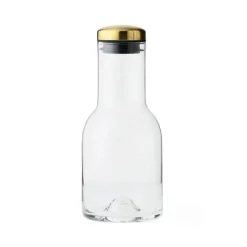 Audo Copenhagen Water Bottle carafe, glass-brass Transparent Discount