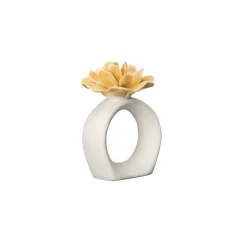 Byon Water Lily napkin ring, -mustard White Sale