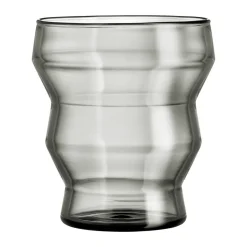 Muurla Waves drinking glass 30 cl, Grey Outlet