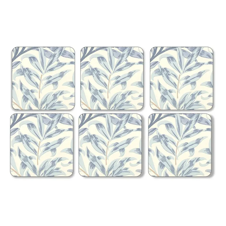 Pimpernel Willow Bough coaster 6-pack, Blue Discount
