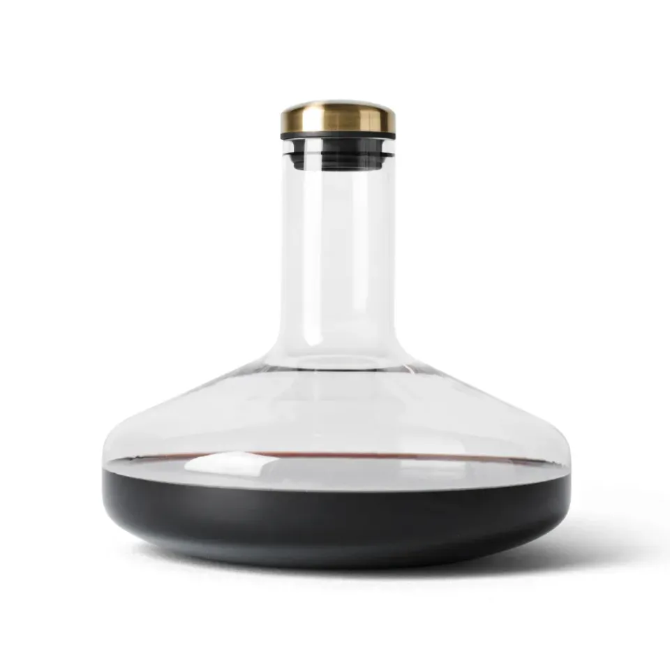 Audo Copenhagen Wine breather deluxe, gold Transparent