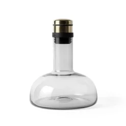 Audo Copenhagen Wine breather deluxe, smoke, brass Grey Online