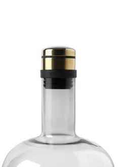 Audo Copenhagen Wine breather deluxe, smoke, brass Grey Online