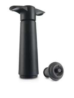Vacuvin Wine stopper & vacuum pump, Black Outlet