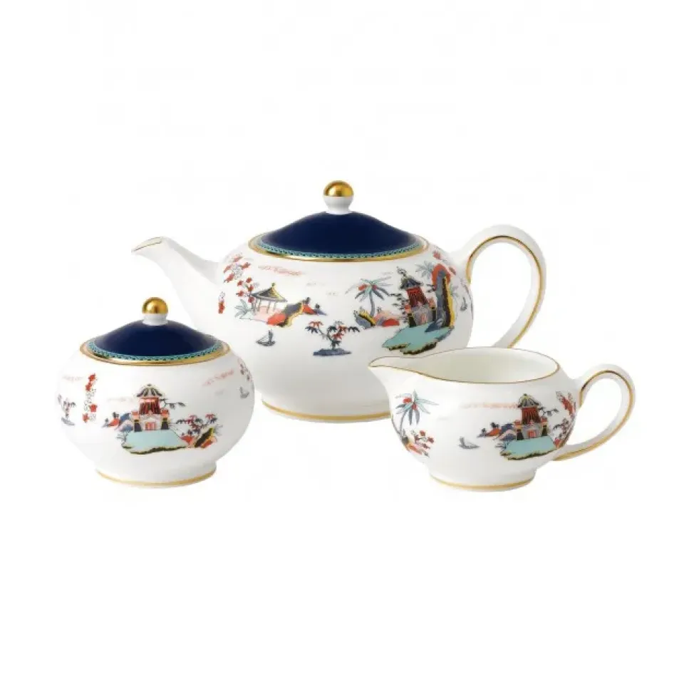 Wedgwood Wonderlust tea set 3 pieces, 3 pieces BlueRedWhite Online