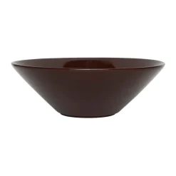 OYOY Yuka bowl Ø28 cm, Dark terracotta Black New
