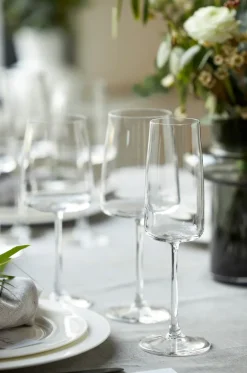 Lyngby Glas Zero champagne glass 30 cl 4-pack, Crystal Transparent Outlet