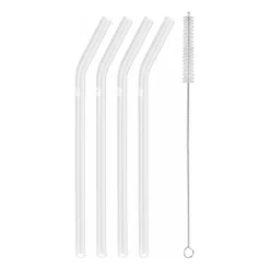 Zwilling Sorrento straws with bend 4-pack, Clear Transparent Sale